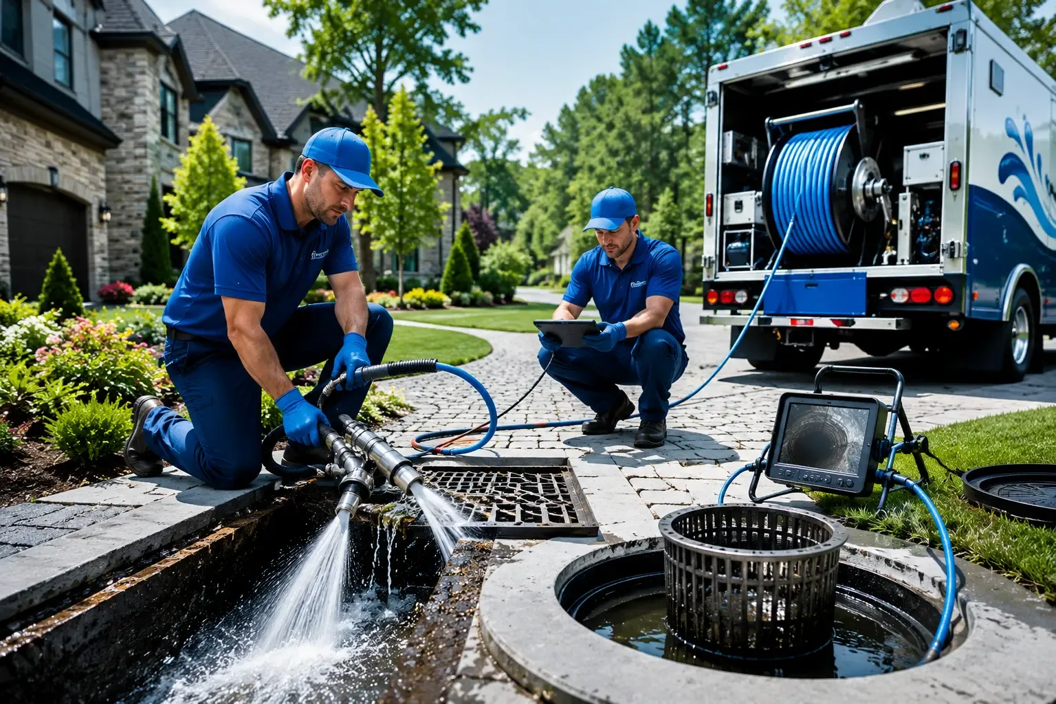 Local outdoor drain cleaning professionals in Carney, MI